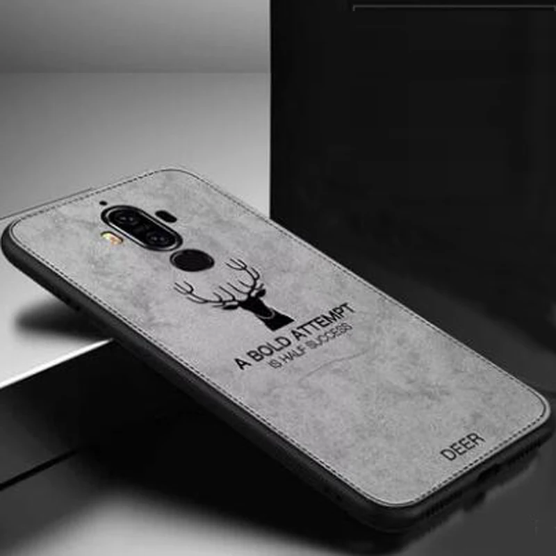 Термополиуретановый тканевый чехол с текстурой для Huawei Mate 9 силиконовый