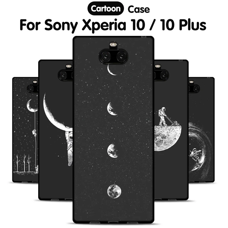 EiiMoo силиконовый чехол-накладка для sony Xperia 10 Plus, матовый тонкий мягкий ТПУ чехол-накладка для sony Xperia 10, чехол-накладка
