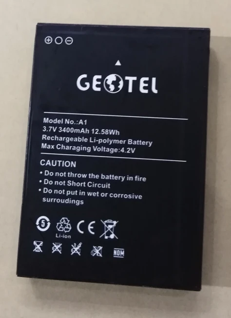 Оригинальный GEOTEL A1 аккумулятор для телефона 3400 мАч 3 7 в 3g Android 0 смартфон 4 5 дюймов