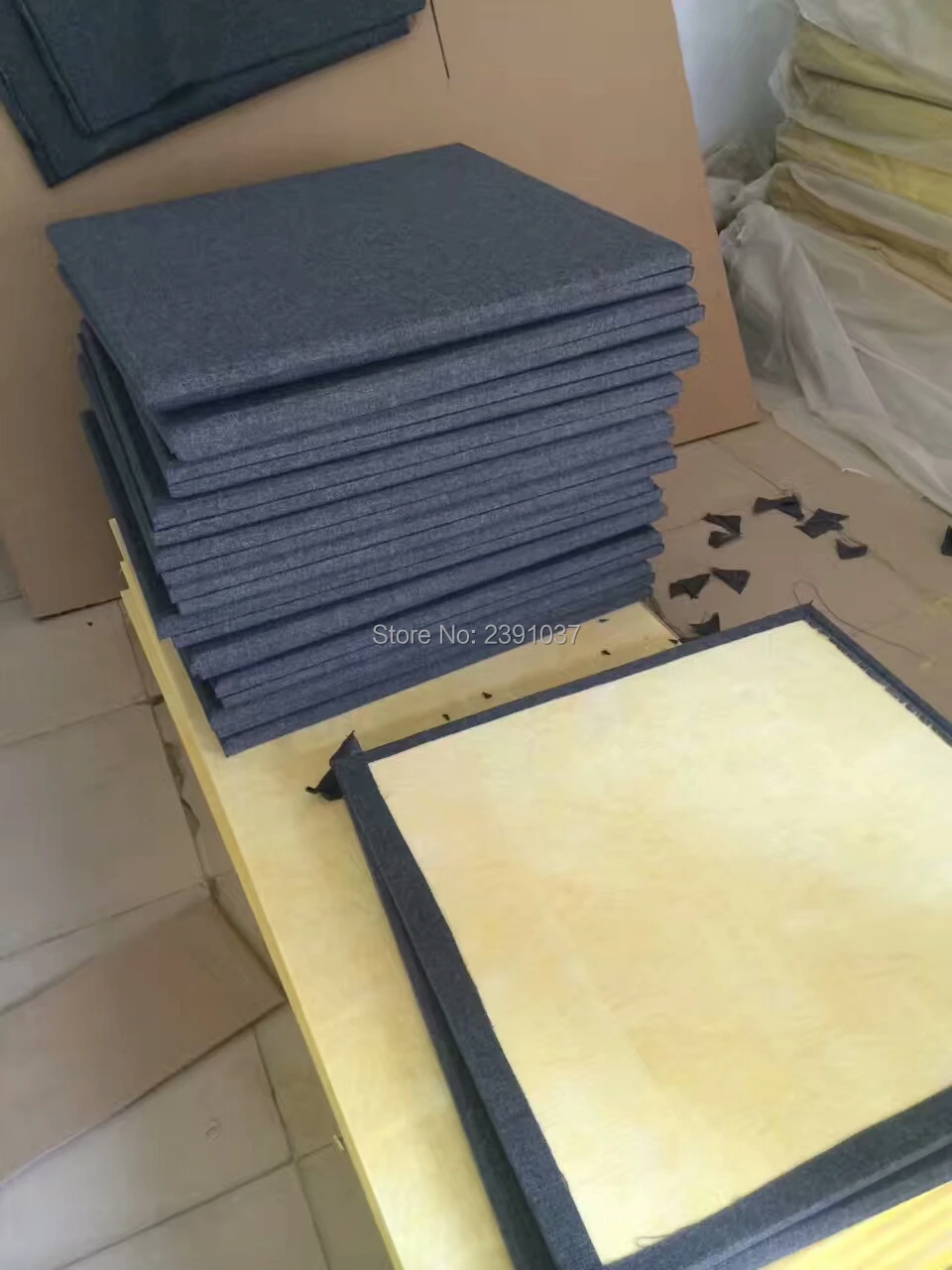 Акустическая панель 40x40x5 см квадратная акустическая Звукоизоляционная