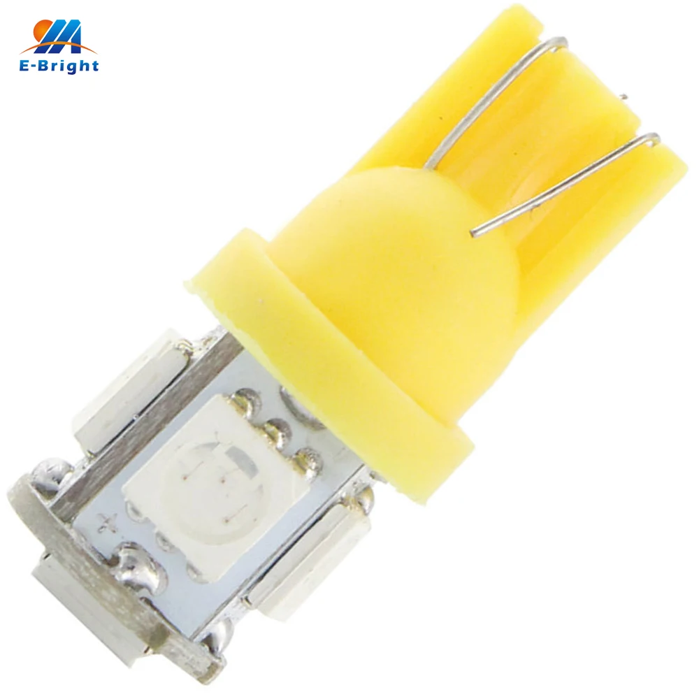 YM E-Bright 1000X T10 194 168 W5W 5050 5 SMD автомобильный светильник s светодиодный светильник Wedth лампа для авто лампы белый желтый зеленый розовый синий