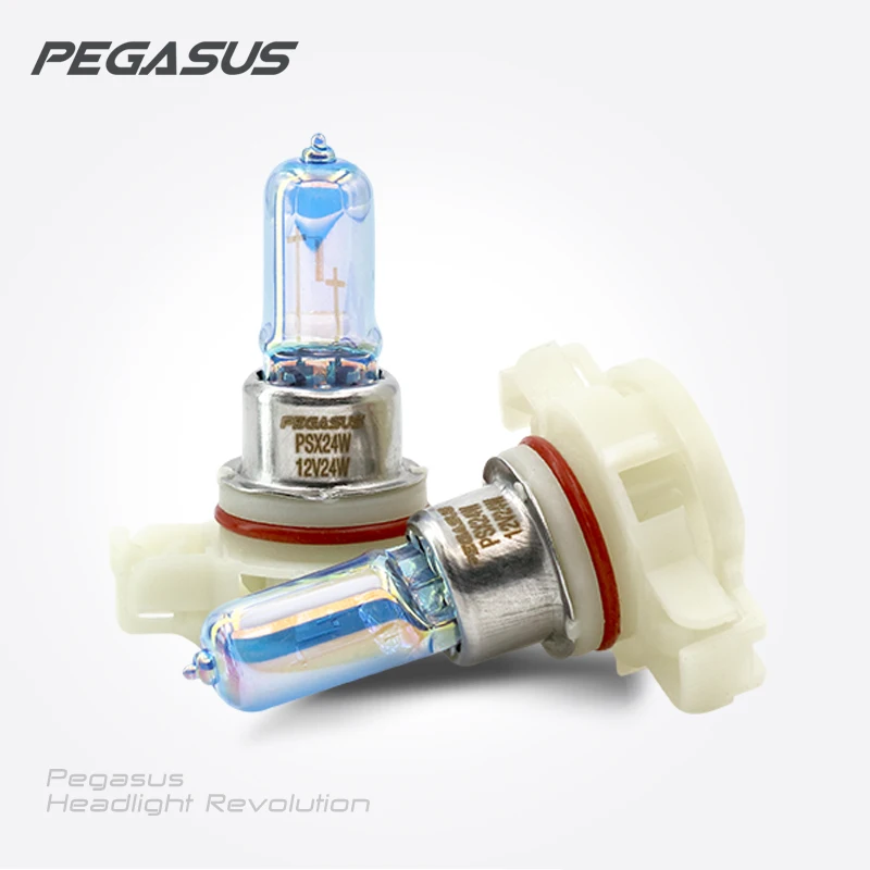 Фара для автомобиля PEGASUS Halogen H1 H3 H4 H7 H11 HB3 9005 HB4 9006 HIR2 9012 PSX24W H15 H16 1500lm автомобильная лампа габаритного света 5000K включена.