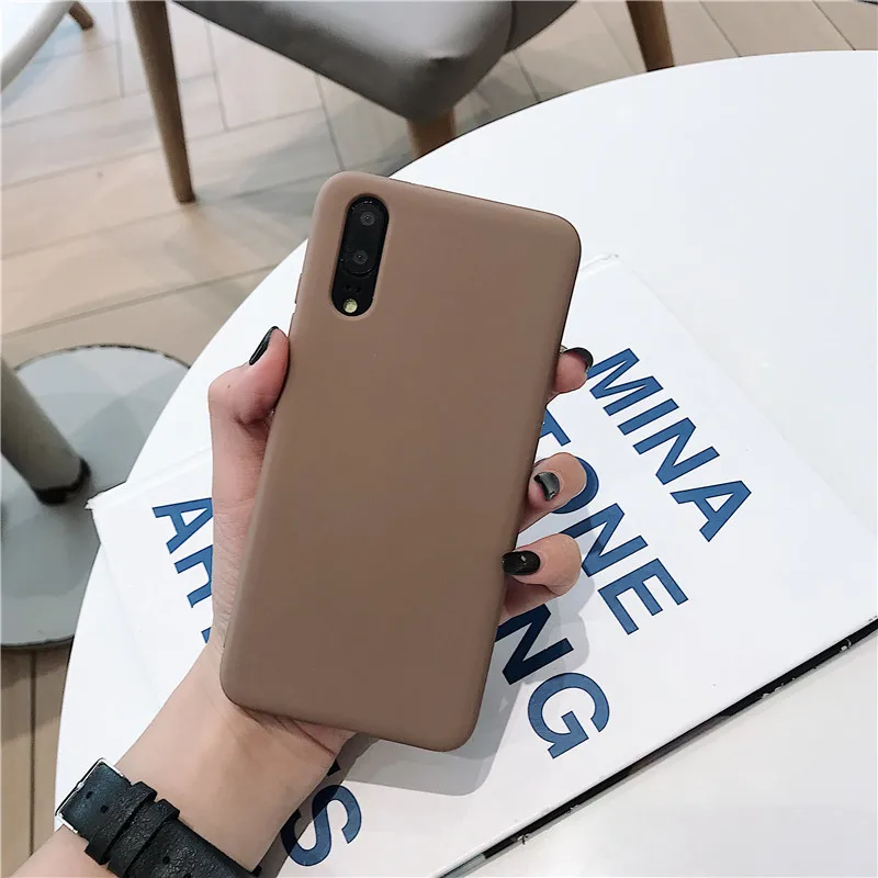 Silicone TPU Soft Phone Case For Huawei P30 P20 Pro Lite Mate 20 10 9 P10 Honor 8X Play Cover |