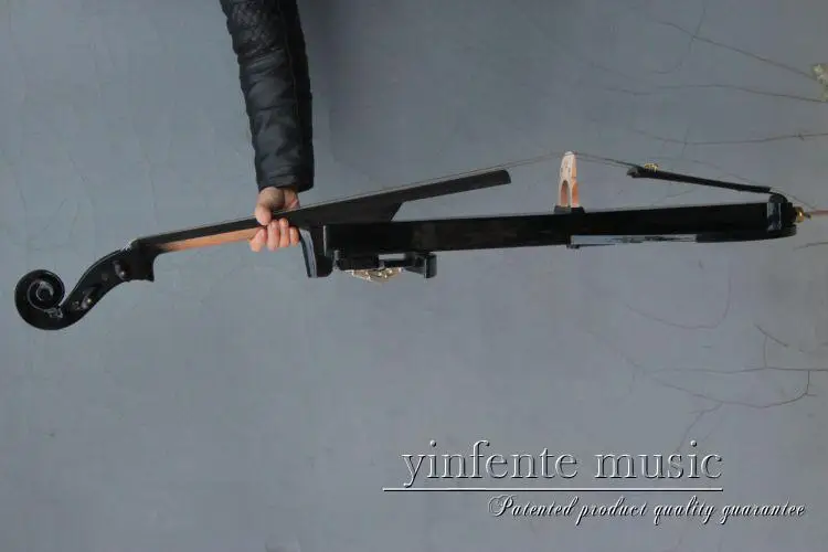 4/4 violoncello черная электрическая Виолончель из цельного дерева чудесная звуковая сумка с бантом Yinfente