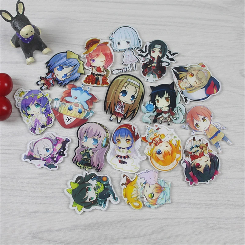 Мультяшные броши и булавки металлический украшения для вечерние акриловые