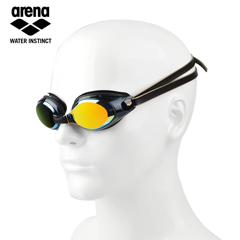 Профессиональные незапотевающие водонепроницаемые очки для плавания с цветным