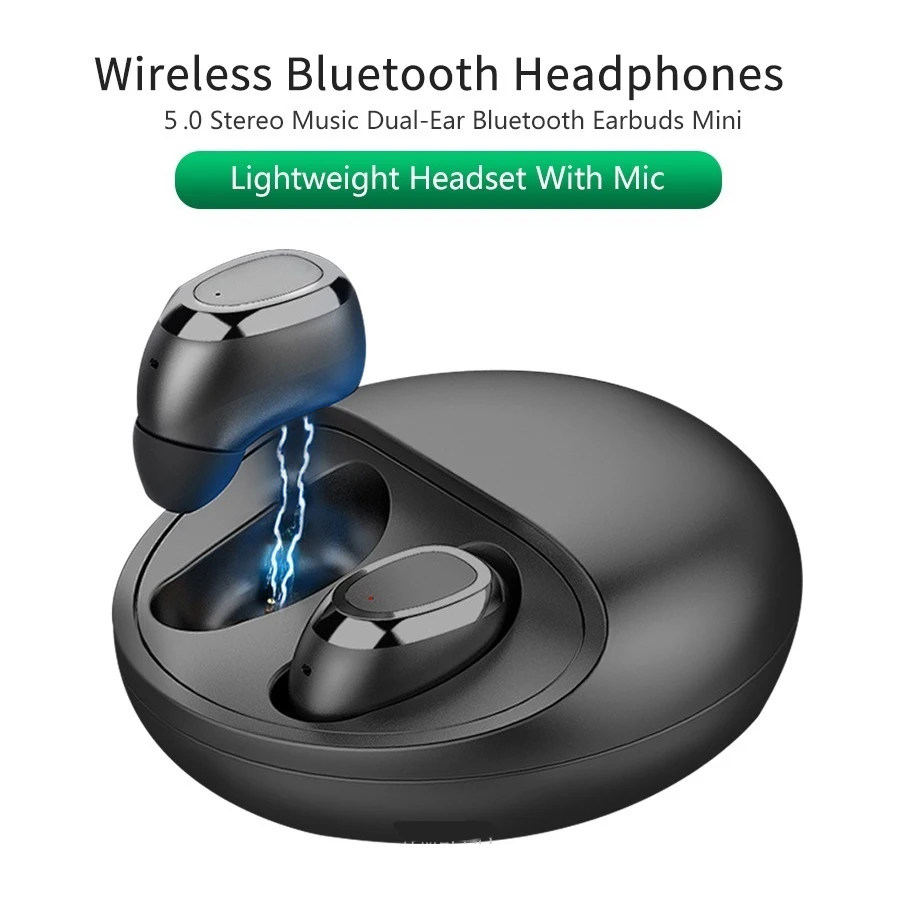 Наушники TWS Bluetooth 5 0 спортивные наушники с глубокими басами стерео bluetooth гарнитура