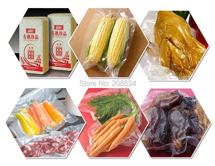 Низкая цена вакуумная упаковочная машина для пищевых продуктов и риса |