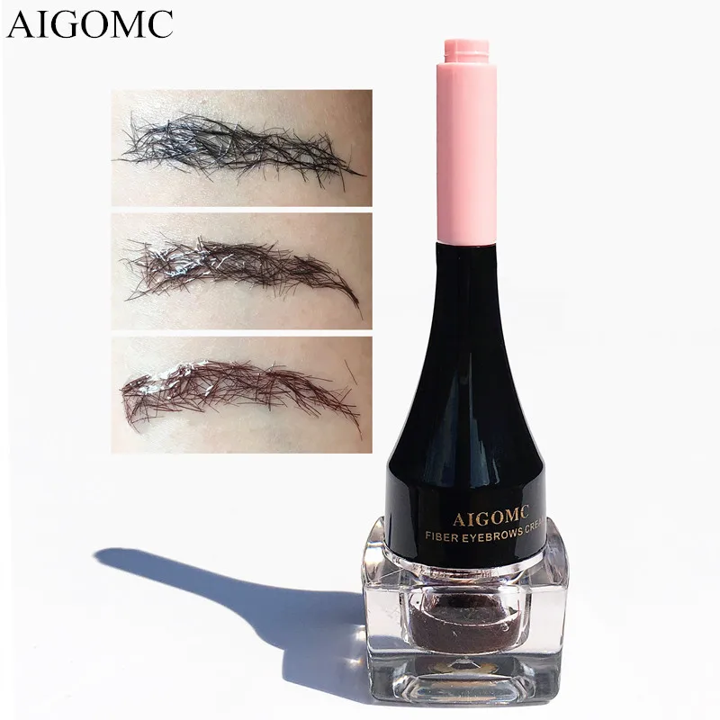 

AIGOMC Eyebrow Extension Hair Fiber Gel Waterproof Instant Eye Brow Hair 3D EYEBROW EXTENSIONS GEL