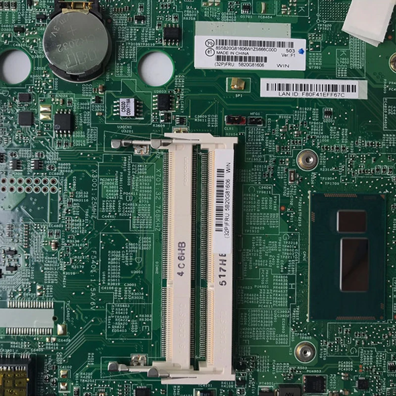 IHSWSW для lenovo AIO C5030 C50-30 настольная материнская плата I3-4005U процессор DDR3 348.01202.0011 5B20G81606