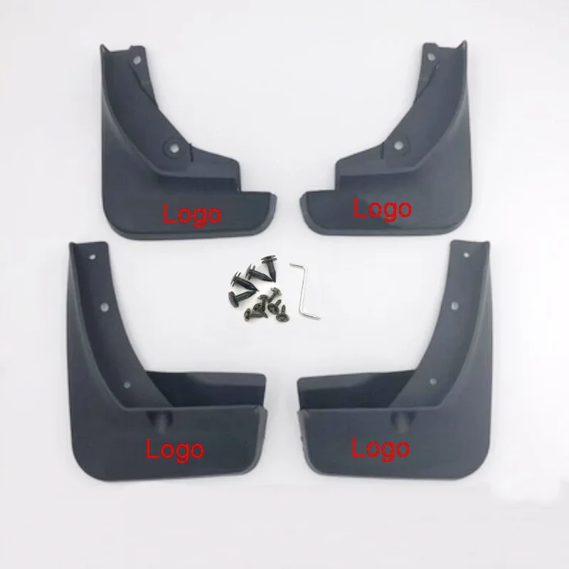 F7 4pcs with logo Tonlinker внешние колеса специальные брызговик наклейки для Haval F7/F7X-19 стайлинга автомобилей 2/4 шт крышка из пластмассы на основе акрилонитрила Бутадиена И Стирола наклейки - Цвет: F7 4pcs with logo