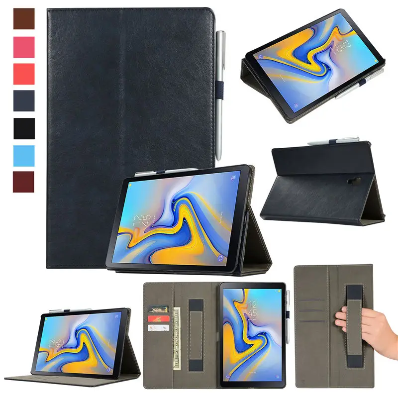 Премиум чехол для samsung Galaxy Tab A A2 10,5 дюймов T590 T595 T597 SM-T595, умный чехол, чехол для планшета, оболочка+ пленка+ стилус
