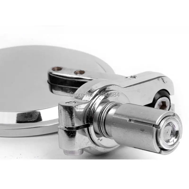 Зеркало заднего вида хромированное 3 дюйма 7/8 дюйма|chopper motorcycle accessories|motorcycle