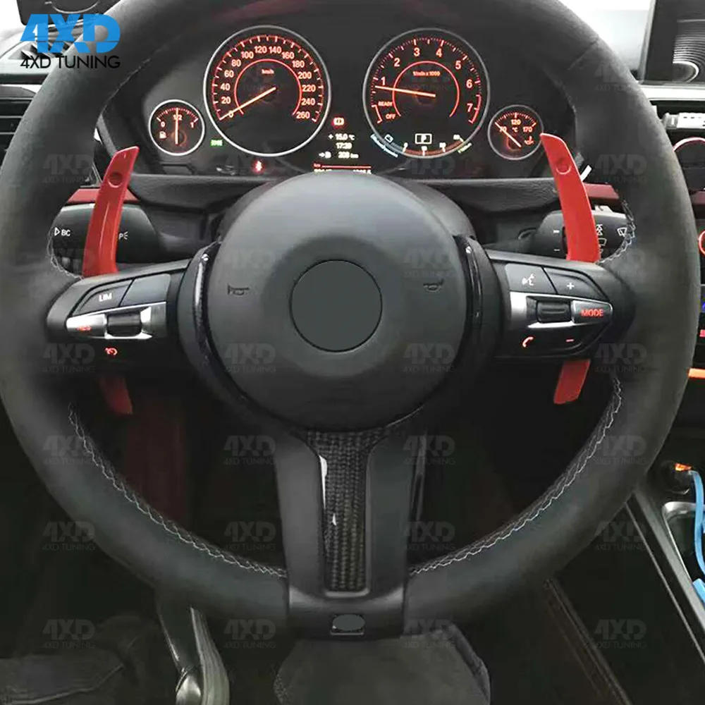 Для BMW F30 F22 X5 F10 F33 F15 F20 F32 F16 F36 отделка рулевого колеса из углеродного волокна M Sport