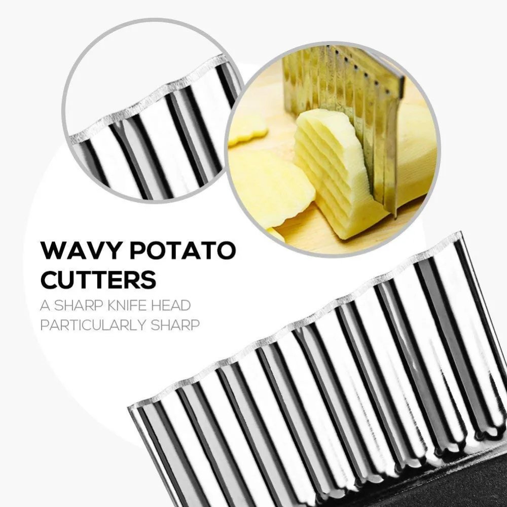 Измельчитель из нержавеющей стали для картофеля фри резак слайсер салата