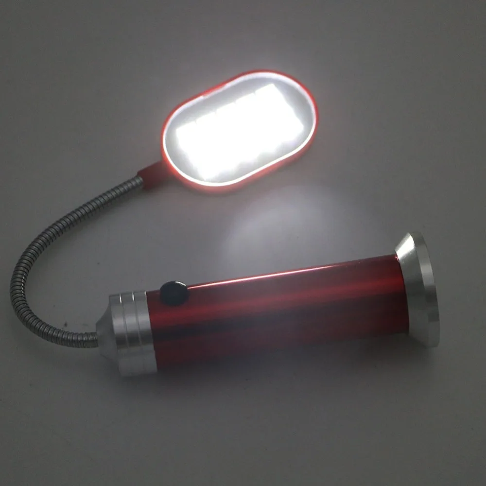 Фонарик 15 SMD светодиодный фонарь 300 люмен гибкий фонарик с магнитом фонарь идеально подходит для работы дома