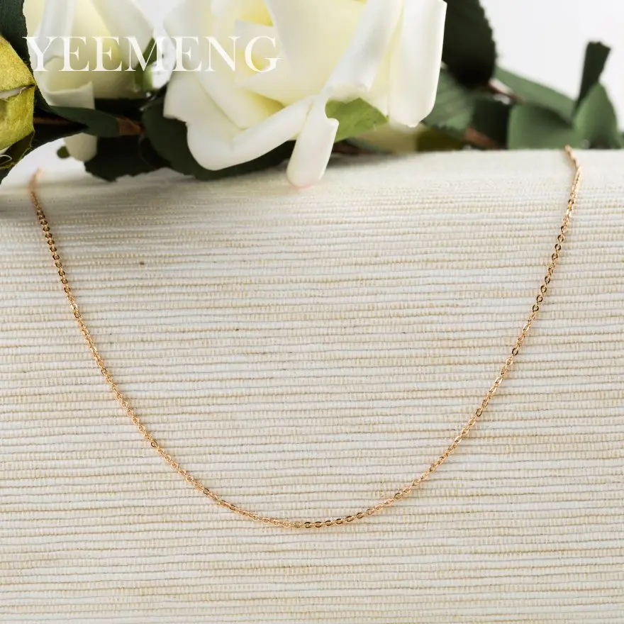 YEEMENG 585 розовое золото Bijoux 2019 моды Ангел форма Цепочки и ожерелья прекрасный s