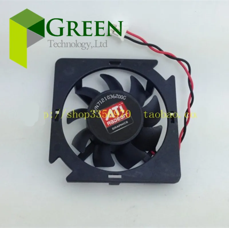 Вентилятор для графической карты ATI AMD HD5450 XFXGeforce210 12 В постоянного тока 1 2 Вт