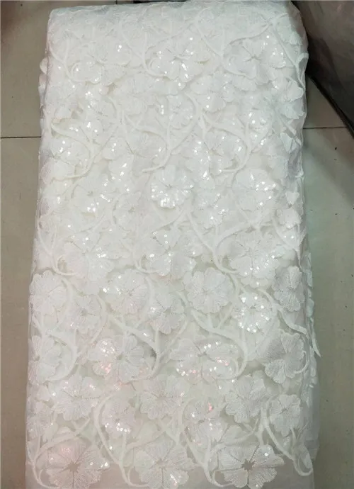 Кружевная ткань с блестками 2019 высокого качества новая Нигерия вышитая сетка
