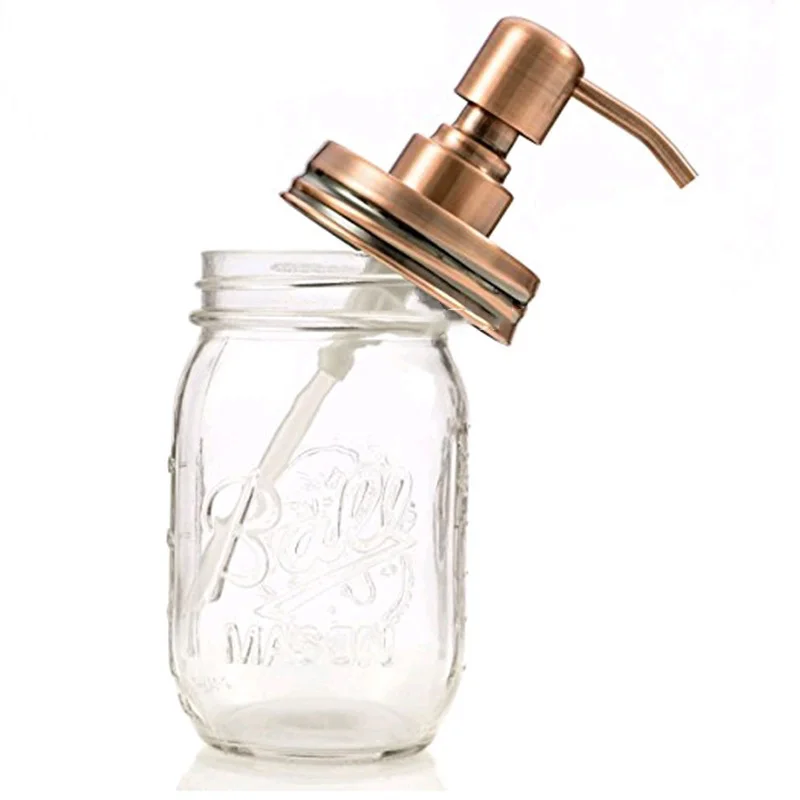 Диспенсер для кухонного мыла ванной комнаты с 16 унций банка завинчивающейся
