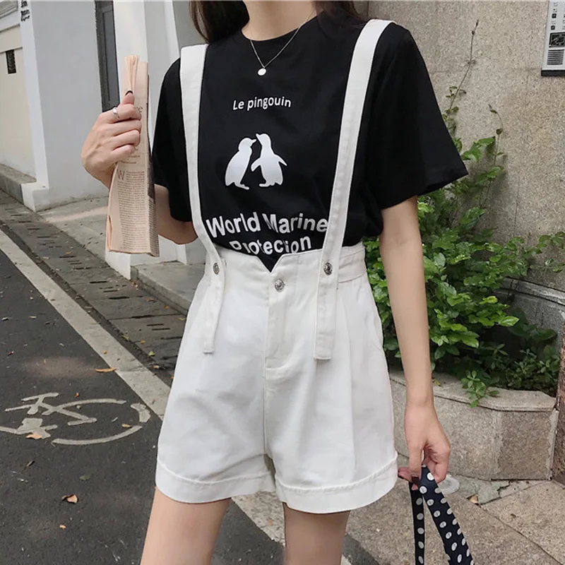 Комбинезон женский с высокой талией | Женская одежда