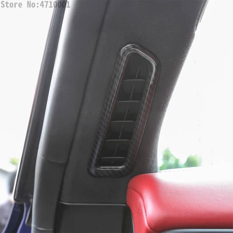 Углеродное волокно для Maserati Levante 2016 2018 автомобильная Колонка кондиционера