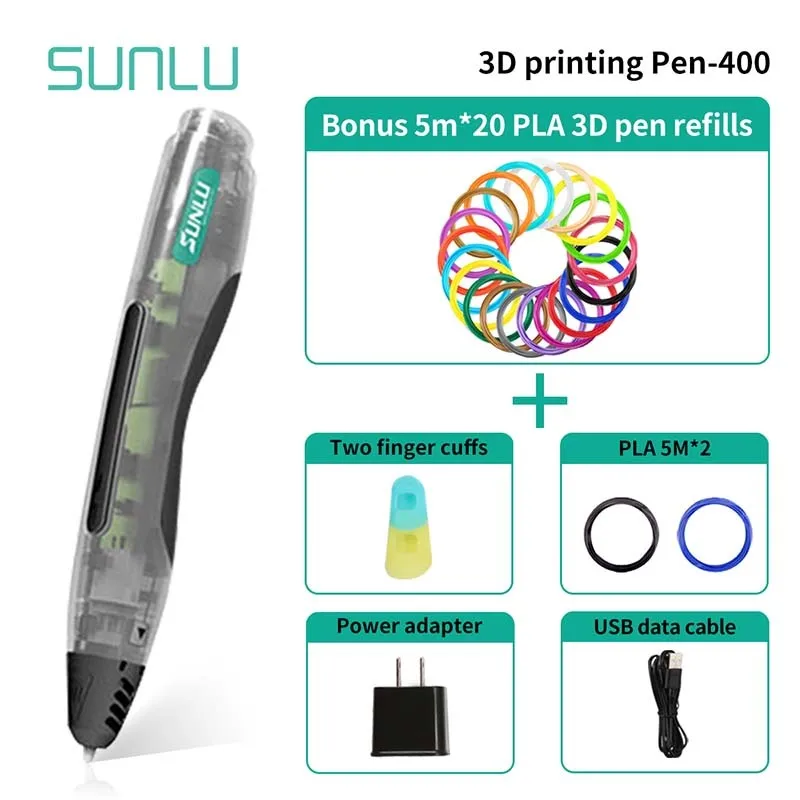 Оригинальная 3D Ручка SULUN ручка для изучения детей 3d печатающая с пла филаментом в