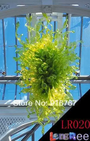 

Big LR020-Free Shipping Fantastic Design Lamp Green Glass Chandelier Globes