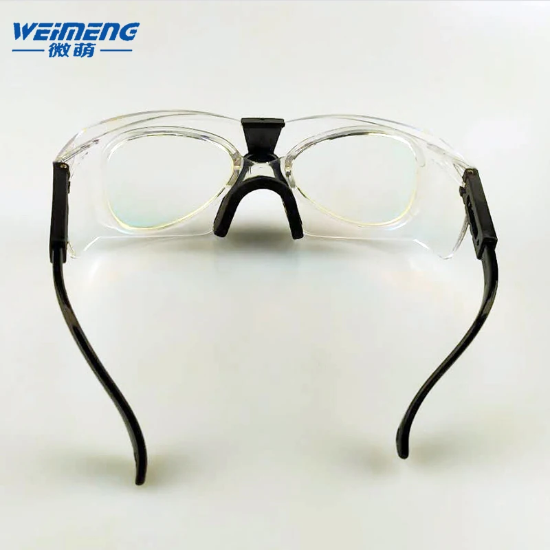 Лазерные защитные очки Weimeng 2 шт. чёрная оправа для очков из поликарбоната светлая