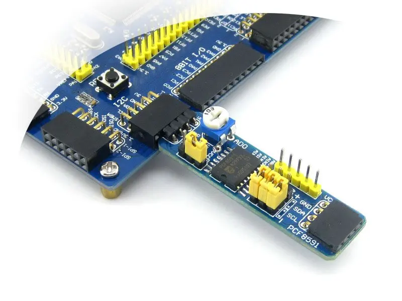 PCF8591 AD DA Board Module 8-bit A/D D/A Converter with I2C Connector Adjustable Resistor Analog Input /Output | Компьютеры и офис