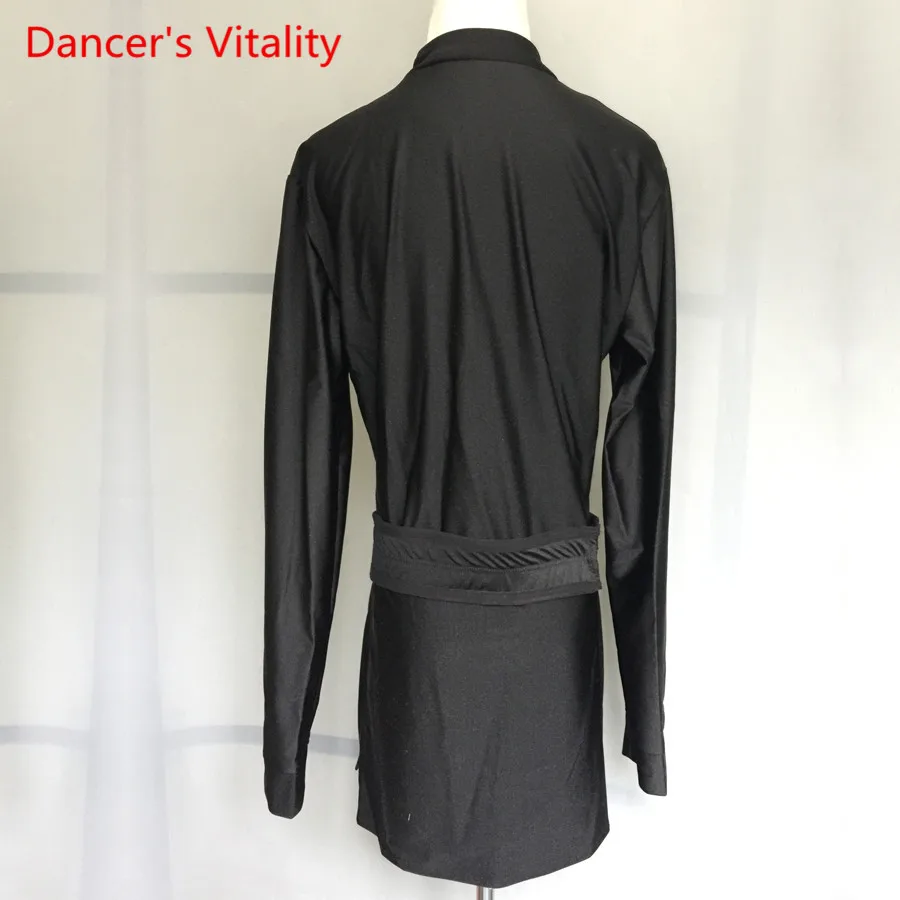 

Custom Made Mens Latin Dance Tops Adult/Child Dance Clothes Ballroom Latin Shirts Men Latin Dance Costumes Men's Latin Dance Top