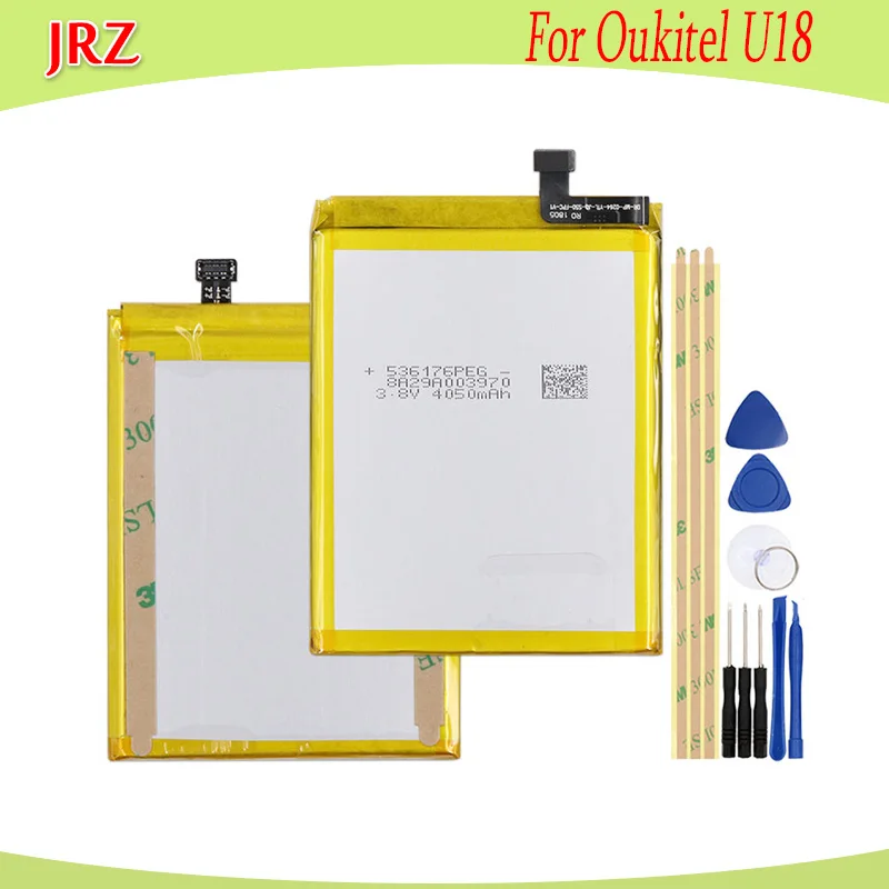 JRZ 3 8 В 4050 мАч аккумулятор для телефона Oukitel U18 сменные батареи с