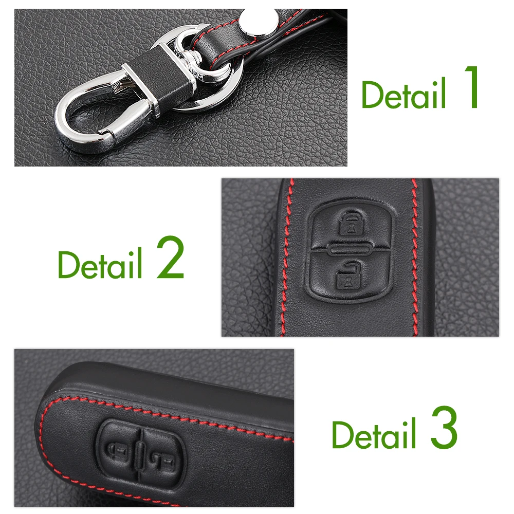 VCiiC автомобильный Стайлинг кожаный чехол для автомобильного ключа брелка Mazda 3 2 5