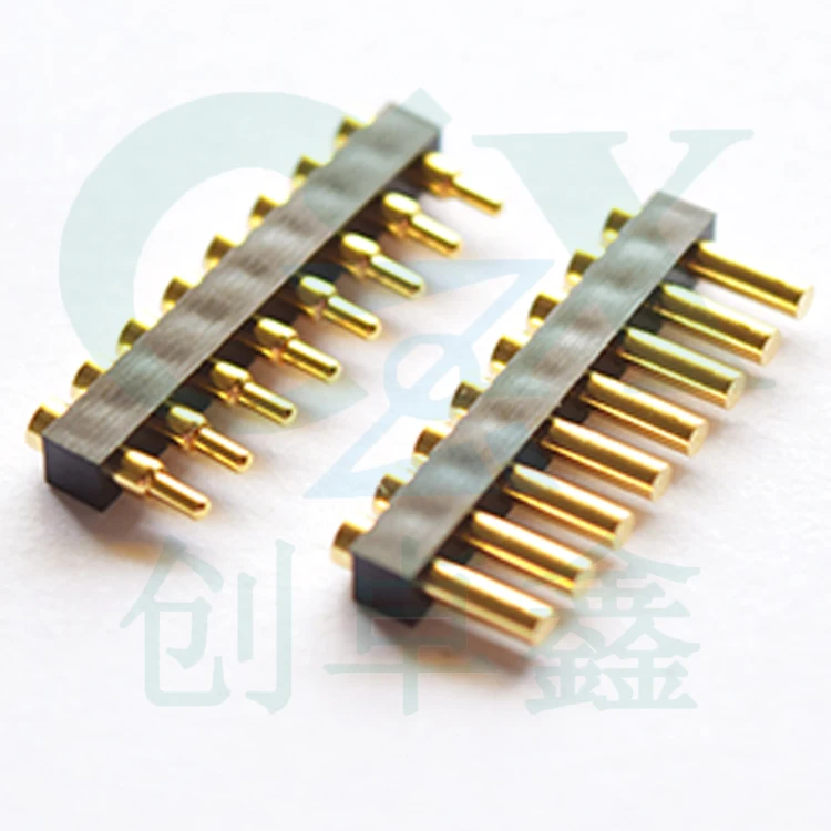 Женский и мужской 8 контактный полюсный поверхностный монтаж SMT электронный pogo
