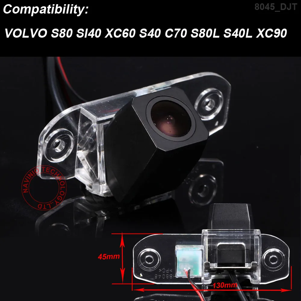 HD 1280*720 пикселей 1000TV line для volvo S80 SI40 XC60 S40 C70 S80L S40L XC90 Автомобильная камера заднего вида