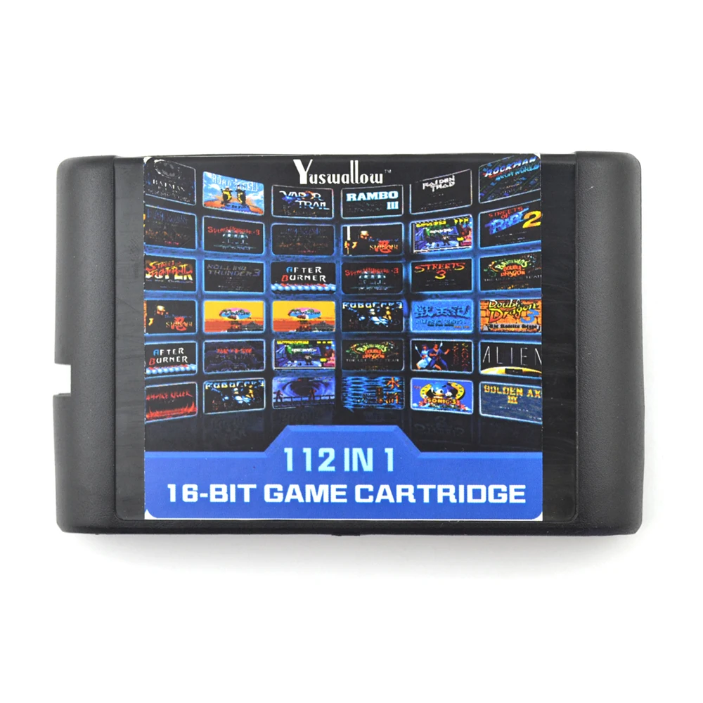 Игровой картридж 22/36/112 в 1 10 шт. 16 бит игровая карта для Sega Mega Drive Genesis|lot|lot 10pcslot lot |