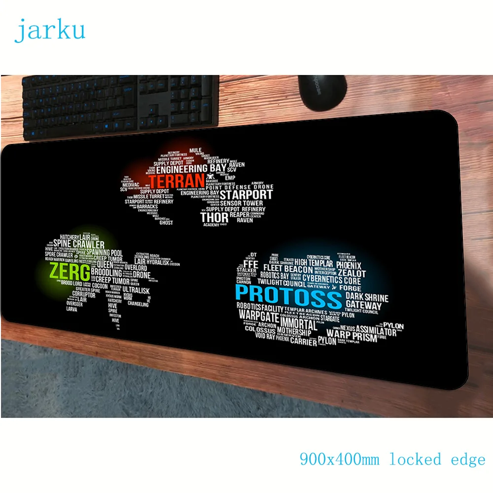 Starcrafte коврик для мыши 900x400 мм кумерный игровой геймер красивые