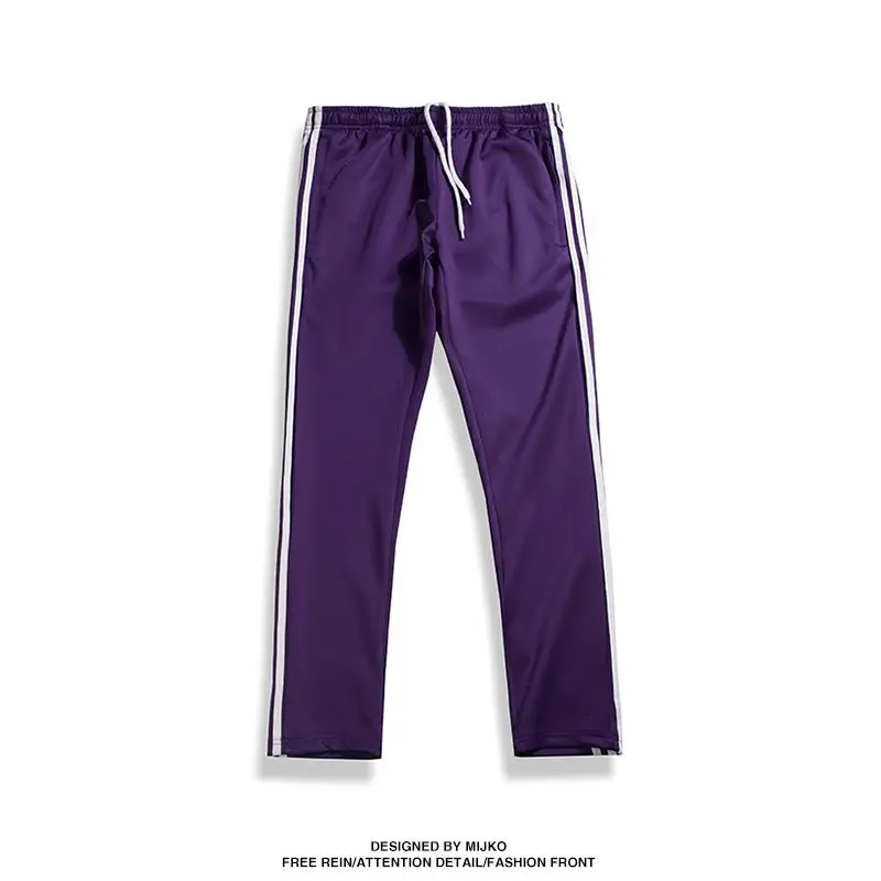 Новые модные брюки мужчины 2017 Весна-осень леггинсы пары штаны в полоску