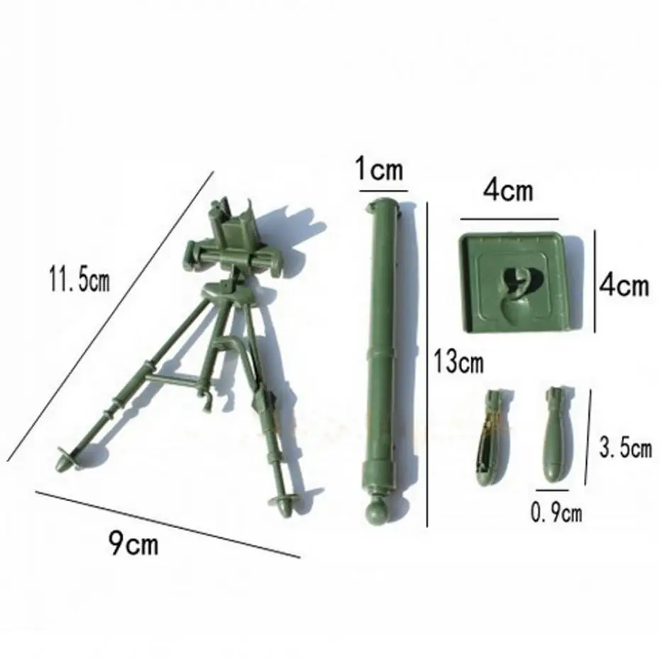 1 шт. военный минометный пистолет модель оружия армейская Мужская игровая