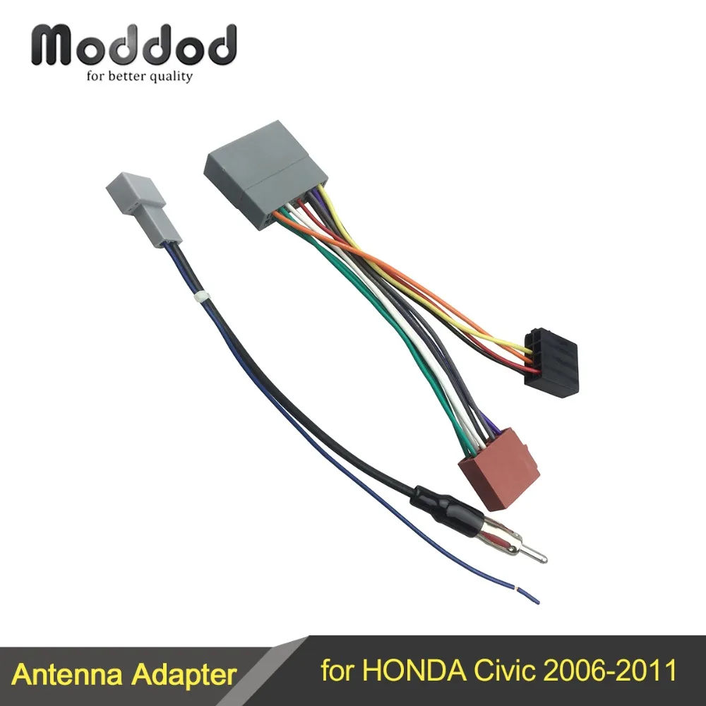 Жгуты проводов для Honda Civic 2006 2011 жгуты + антенный адаптер коннектор стерео