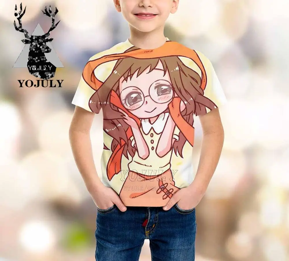 8 YOJULY Witch Doremi harajuku/детская одежда с 3d принтом для маленьких мальчиков и девочек-подростков детская футболка Лидер продаж, модные топы, футболки Modis A320 - Цвет: 8