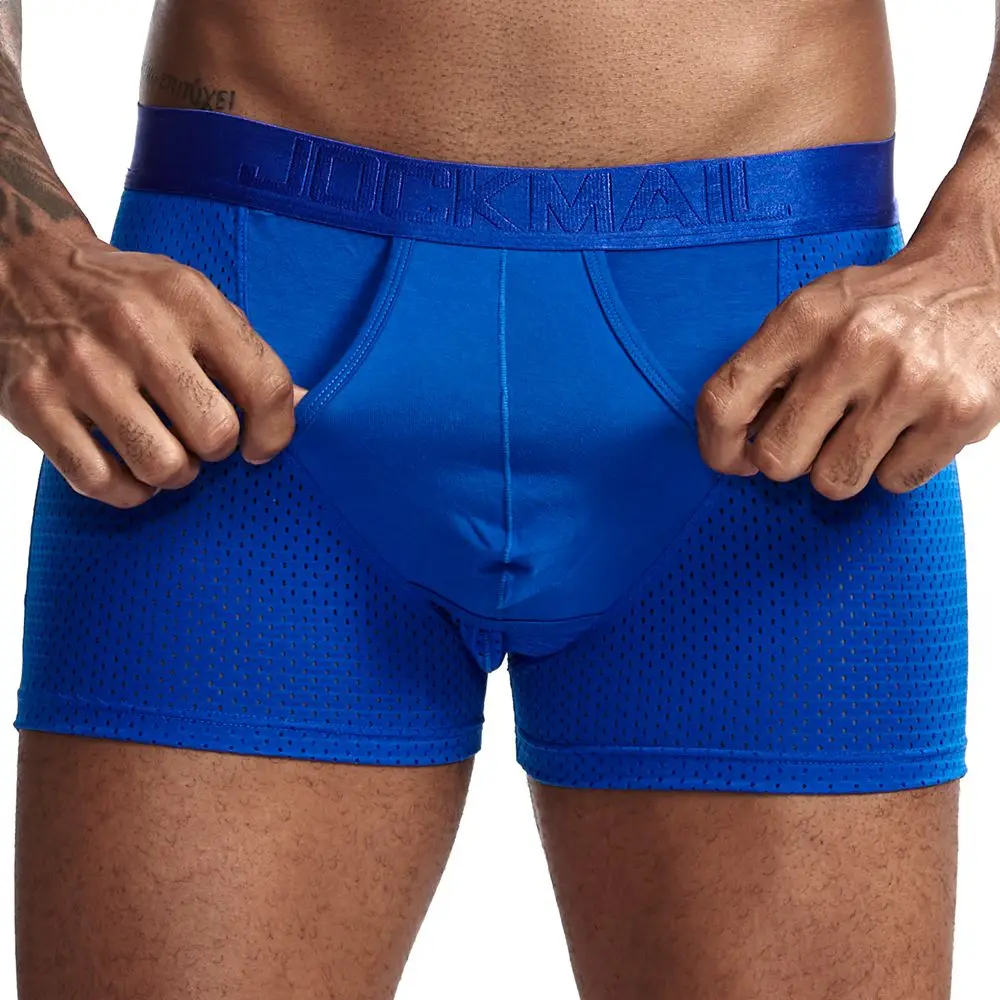 JOCKMAIL сексуальное мужское нижнее белье из модала боксерские шорты уход за пятнами