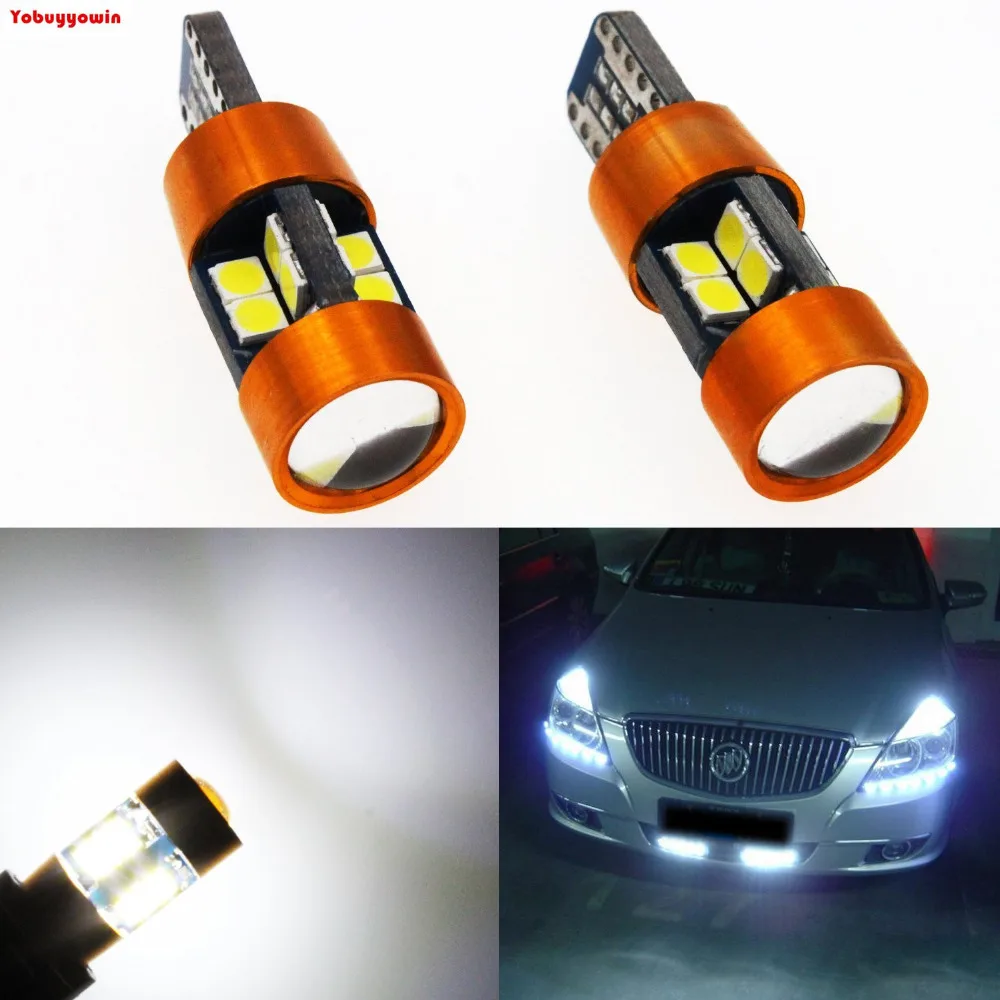 2 шт./лот T10 W5W 194 168 4014 19SMD CAN шина без ошибок для бокового маркера индикатор