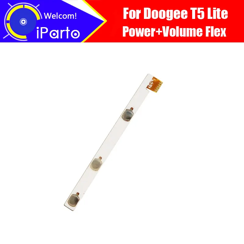 

Гибкий кабель с боковой кнопкой Doogee T5 Lite 5,0 дюйма, 100% оригинал, новая мощность + Кнопка громкости, провод fpc, гибкий кабель для T5 Lite.