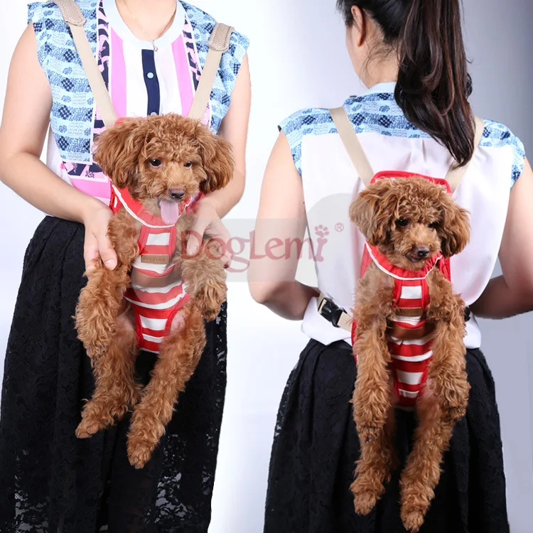 5 шт. полосатые нагрудные переноски для домашних животных собак холщовые ткань