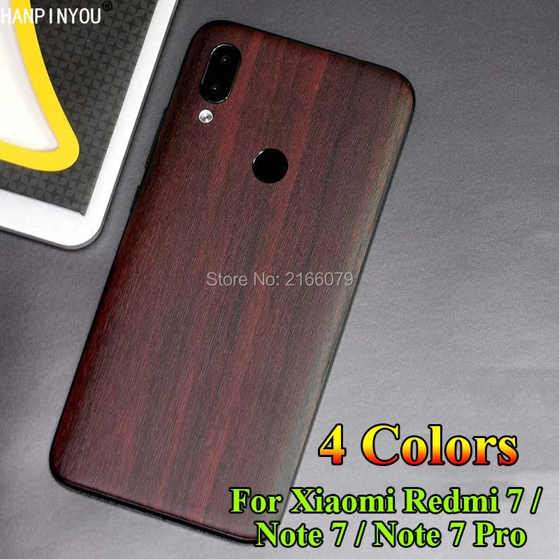 Для Xiaomi Redmi 7 Note Pro Y3 модное полное заднее покрытие 3D Имитация древесины защита