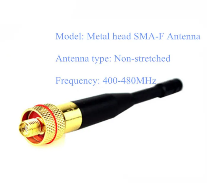 SMA F femenino с одной полоской UHF Антенна cabeza de металла для PUXING QUANSHENG H777 BAOFENG UV5R BF 777S