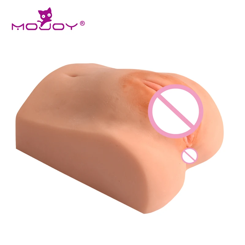 MOJOY 4D двухканальная искусственная настоящая киска Вагина задница мужские куклы