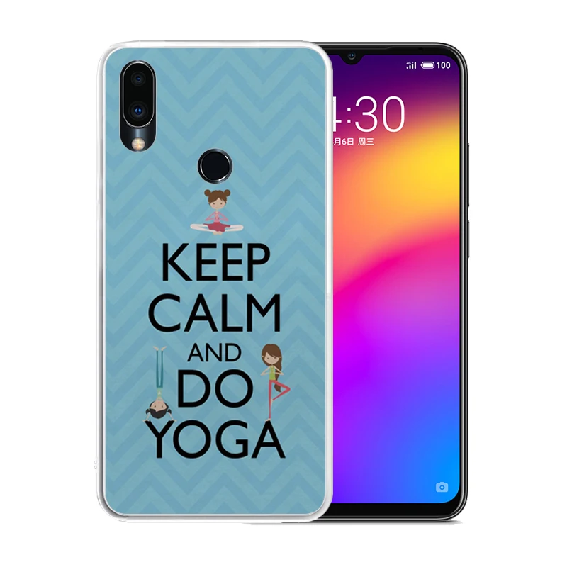 Soft Silicone Clear TPU Case for Meizu 16S Pro Note 9 M8 M6 15 Lite 16 Black Red Anti-Scratch Keep Calm and Carry On Cover | Мобильные