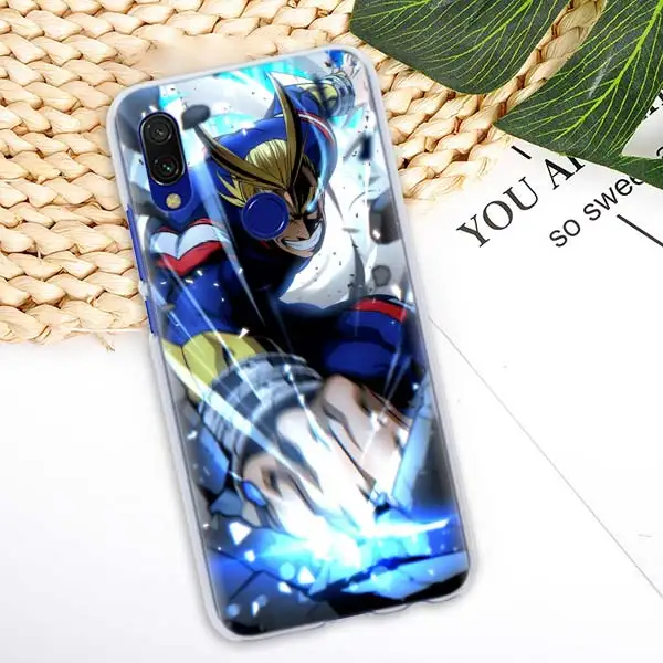 09 Чехол-накладка Boku no My Hero Academy для Xiaomi Redmi Note 7 Pro 7 6 5 Plus 5A 6A 4X S2 GO Pocophone F1 чехол для телефона Coque - Цвет: 09